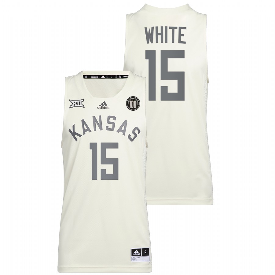 Men Kansas Jayhawks Jo Jo White Alumni Basketball Jersey White