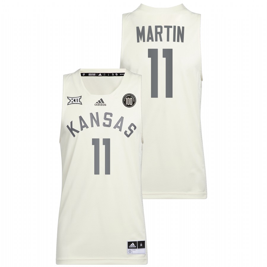 Men Kansas Jayhawks Remy Martin 2022 College Basketball Jersey White
