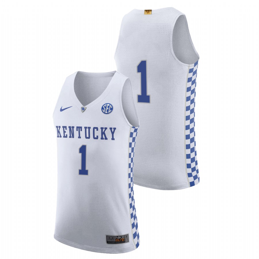 Men Kentucky Wildcats 2021-22 Authentic Jersey White
