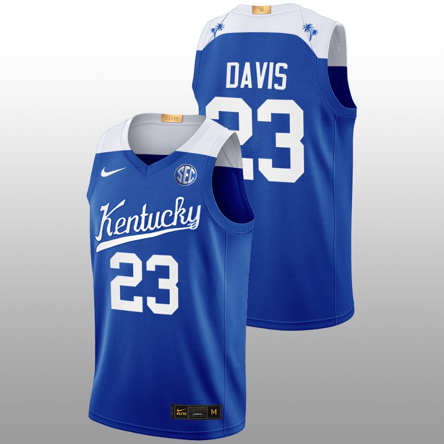 Men Kentucky Wildcats Anthony Davis Alumni Jersey Blue