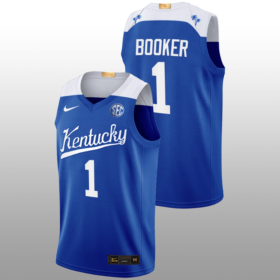 Men Kentucky Wildcats Devin Booker Alumni Jersey Blue