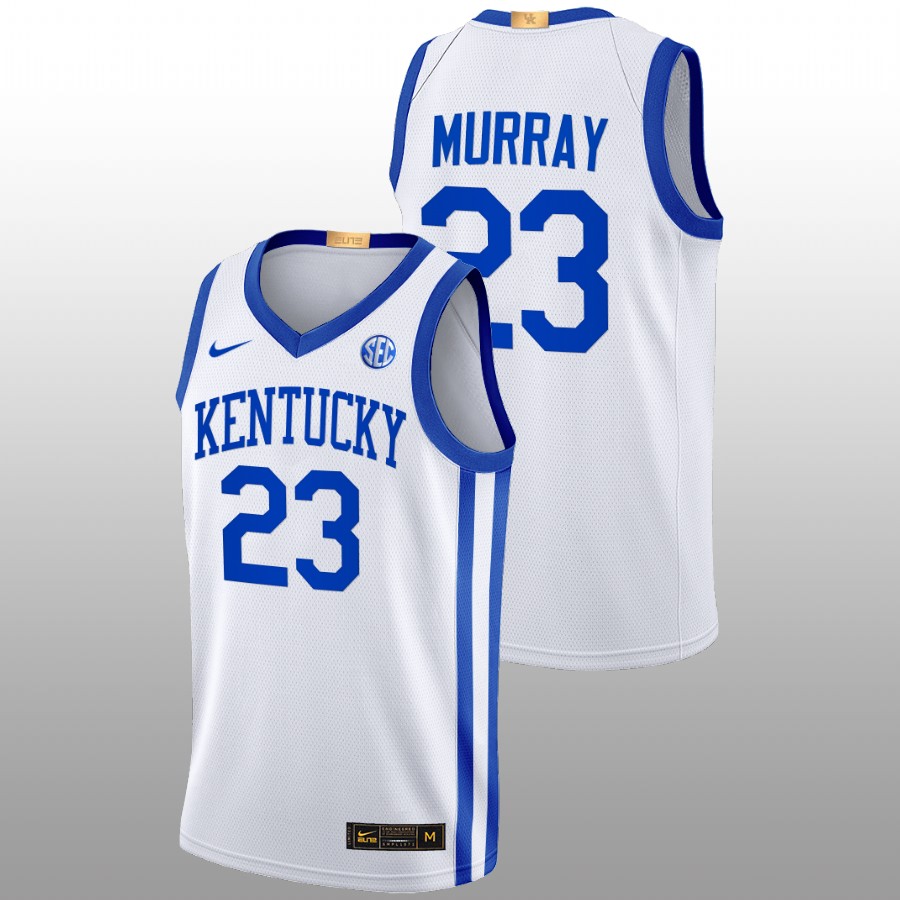 Men Kentucky Wildcats Jamal Murray 2022-23 Alumni Basketball Jersey White