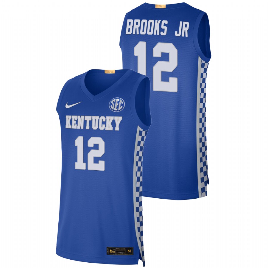 Men Kentucky Wildcats Keion Brooks Jr. 2021-22 Authentic Jersey Royal