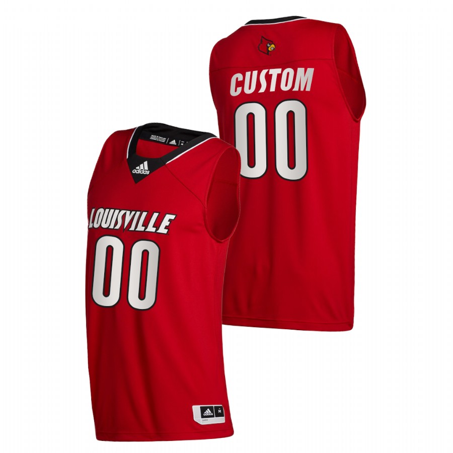 Men Louisville Cardinals Custom College Basketball 2020-21 Swingman Jersey Red