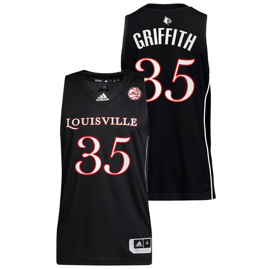 Men Louisville Cardinals Darrell Griffith Alumni Jersey Black