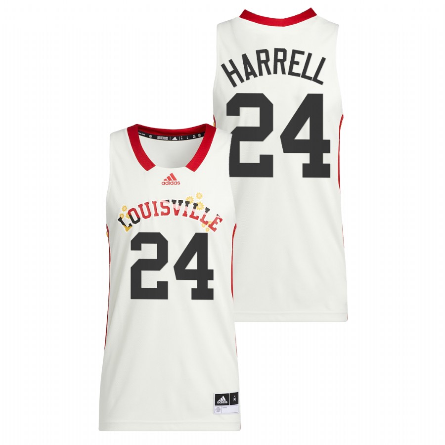 Men Louisville Cardinals Montrezl Harrell Alumni Basketball Jersey White
