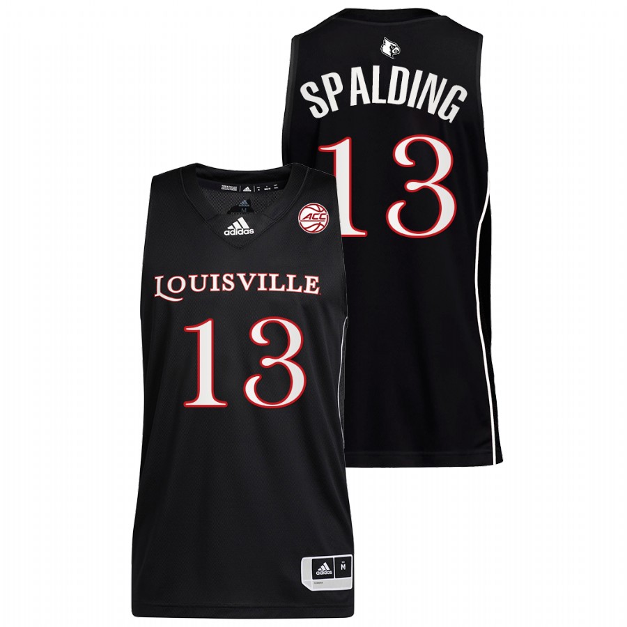 Men Louisville Cardinals Ray Spalding Alumni Jersey Black