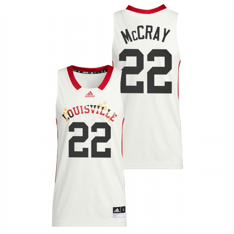 Men Louisville Cardinals Rodney McCray Alumni Basketball Jersey White