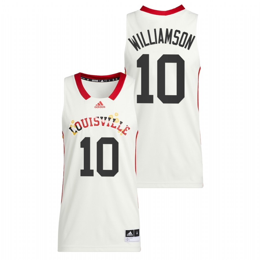 Men Louisville Cardinals Samuell Williamson 2022 Basketball Jersey White
