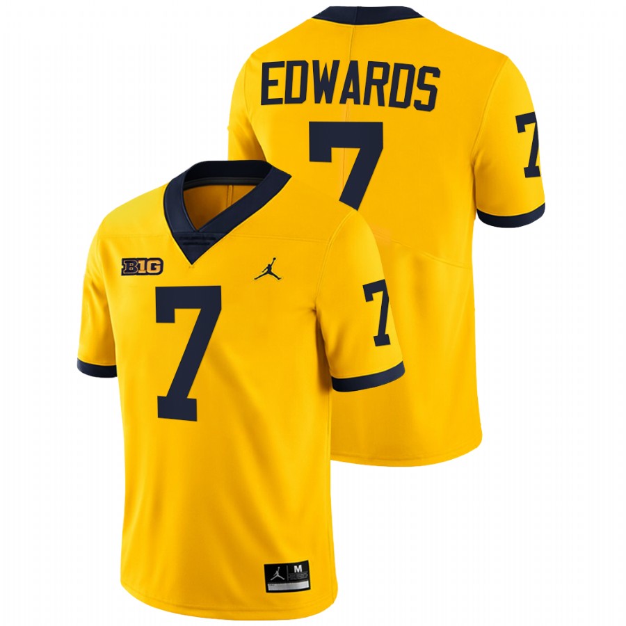 Men Maize Michigan Wolverines Donovan Edwards College Football Limited Jersey