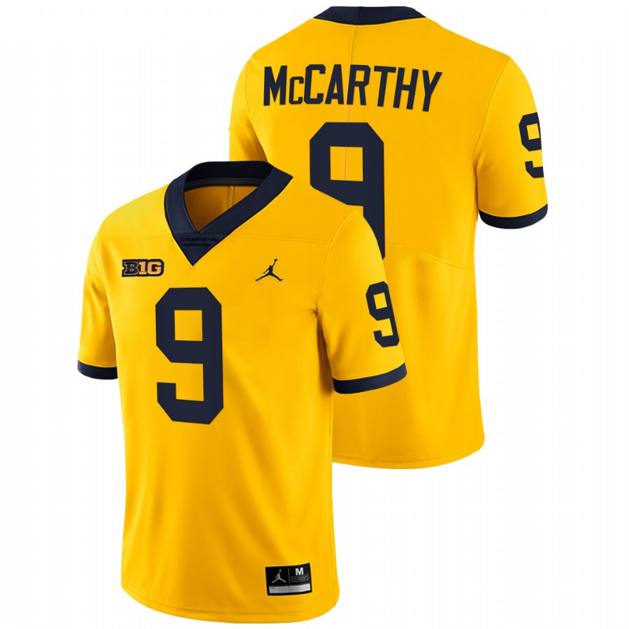 Men Maize Michigan Wolverines J.J. McCarthy College Football Limited Jersey