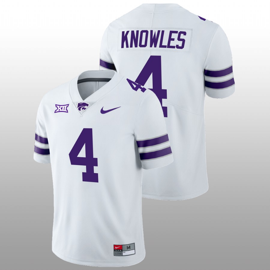 Men Malik Knowles College Football Kansas State Wildcats 2022-23 Jersey White