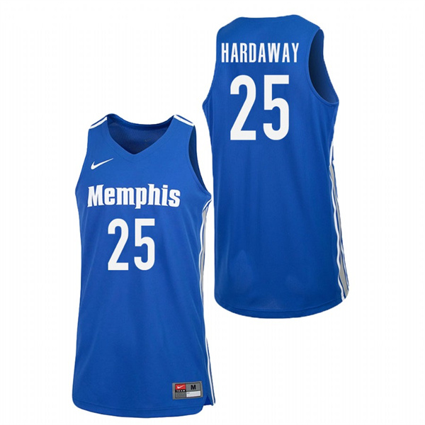 Men Memphis Tigers Penny Hardaway College Basketball Retired number Jersey Blue Men's Jersey Memphis Tigers Penny Hardaway Blue College Basketball Retired number Jersey