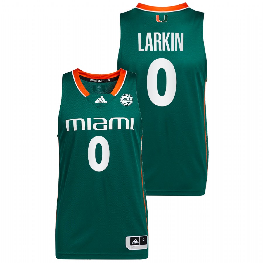 Men Miami Hurricanes Shane Larkin Alumni Jersey Green Men's Jersey Shane Larkin Miami Hurricanes Alumni Green Jersey