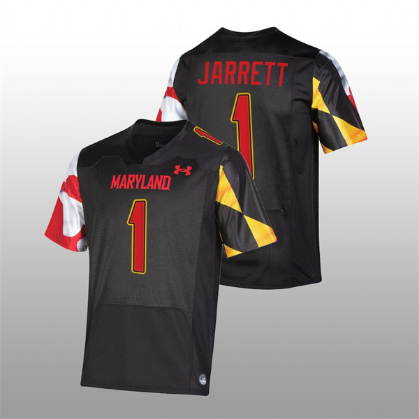 Men Rakim Jarrett College Football Maryland Terrapins 2022-23 Jersey Black Replica Men's Jersey Maryland Terrapins Rakim Jarrett College Football Jersey Black Men