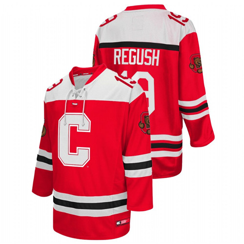 Men Red Cornell Big Red Michael Regush College Hockey Jersey