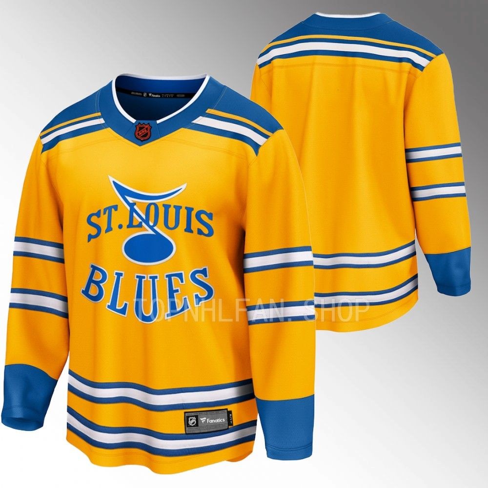 Men St. Louis Blues Special Edition 2.0 Yellow Jersey Breakaway