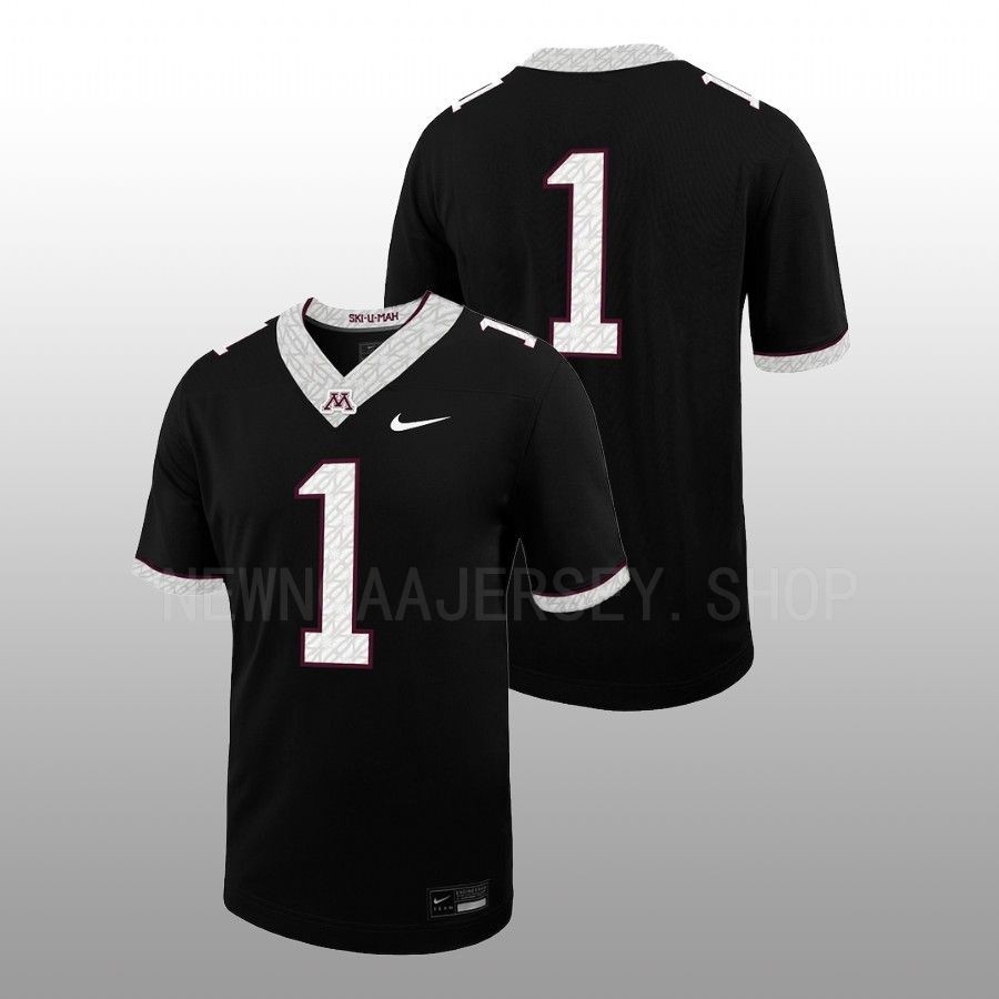 Men Untouchable Football Minnesota Golden Gophers Jersey Black