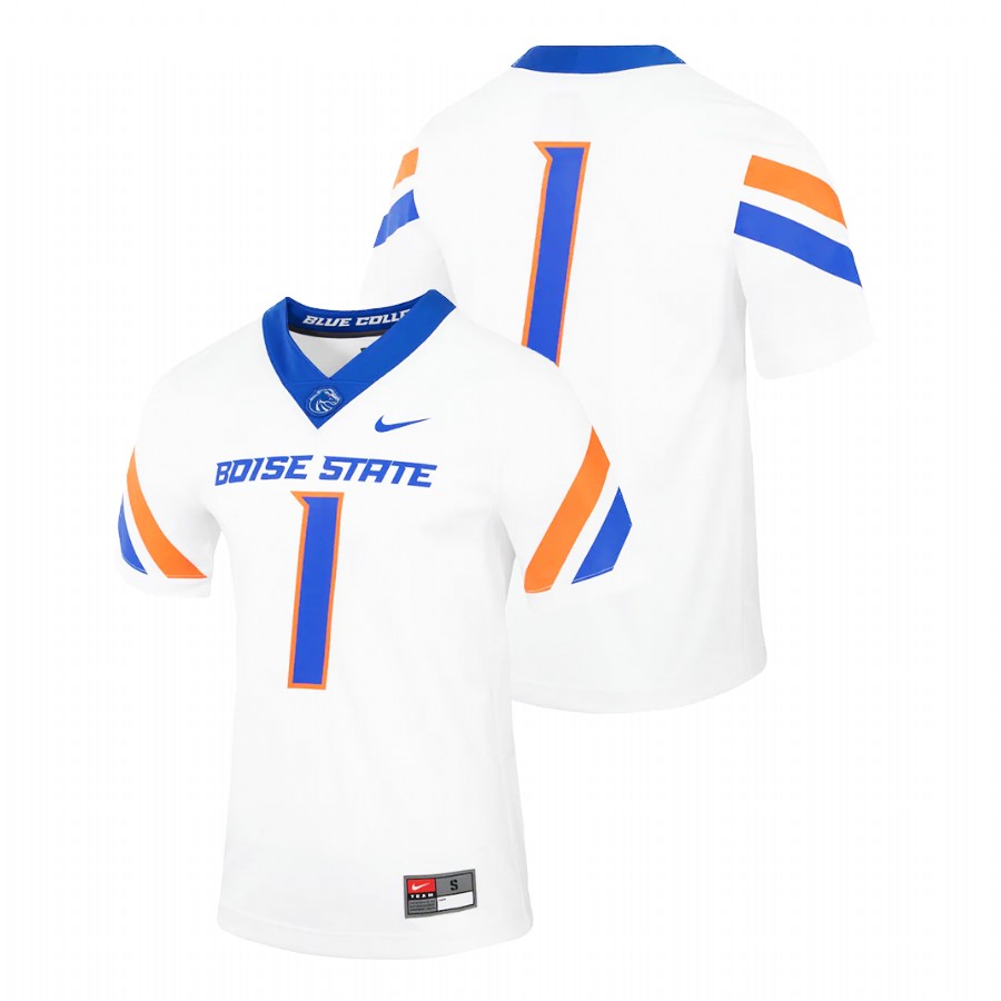 Men White Boise State Broncos College Football Untouchable Jersey