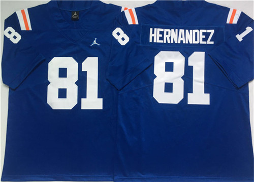 Men’s #81 Aaron Hernandez Florida Gators -4