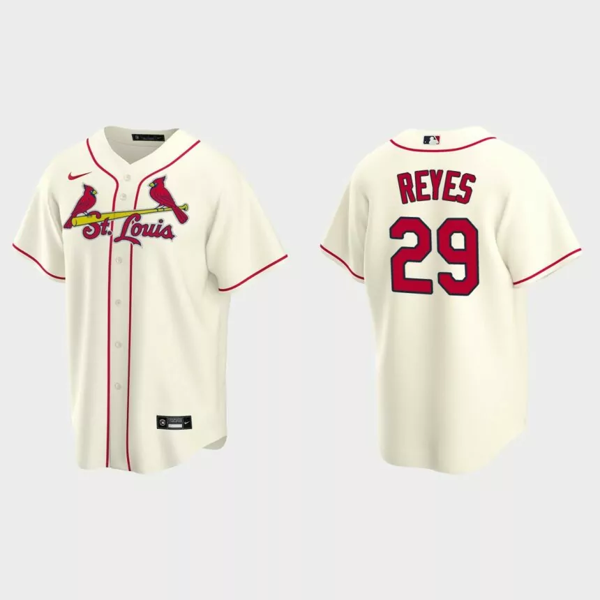 Men’s Alex Reyes #29 St. Louis Cardinals Alternate Replica Jersey – Cream