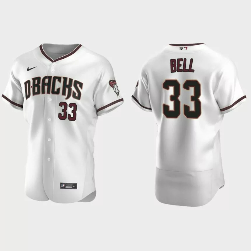 Men’s Arizona Diamondbacks Jay Bell White Authentic Retired Player Jersey.jpg