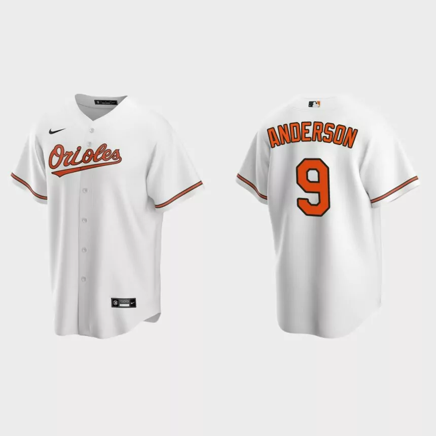 Men’s Baltimore Orioles Brady Anderson White Replica Retired Player Jersey
