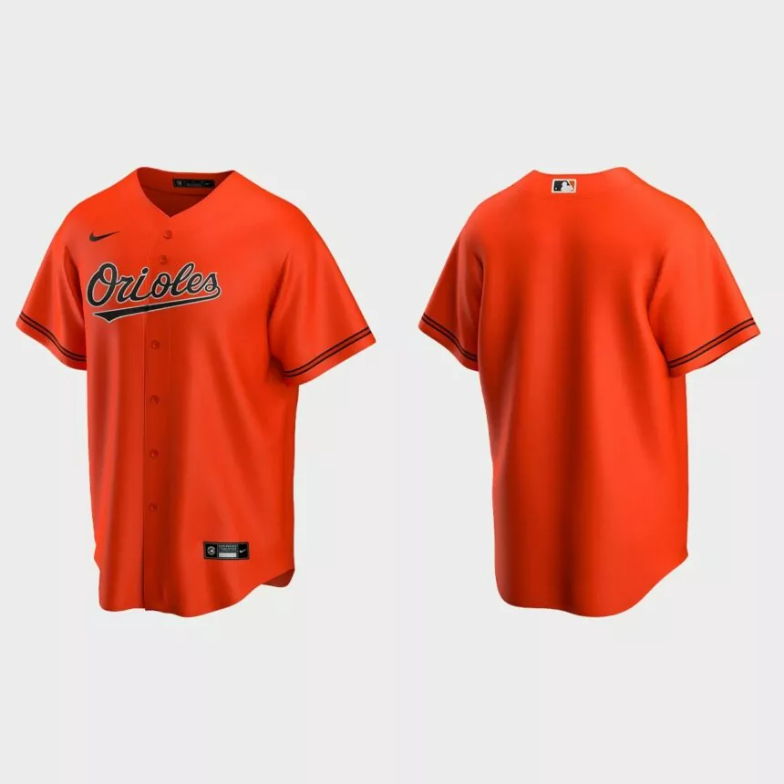 Men’s Baltimore Orioles Orange 2020 Replica Alternate Jersey