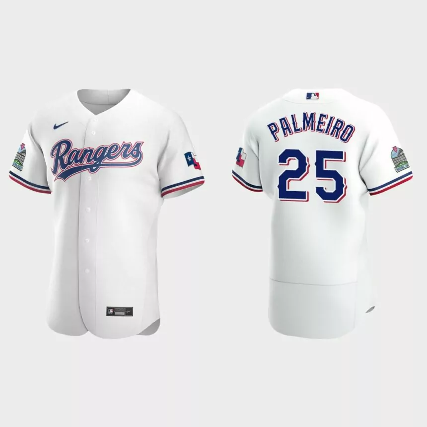 Men’s Baltimore Orioles Rafael Palmeiro White Authentic Retired Player Jersey