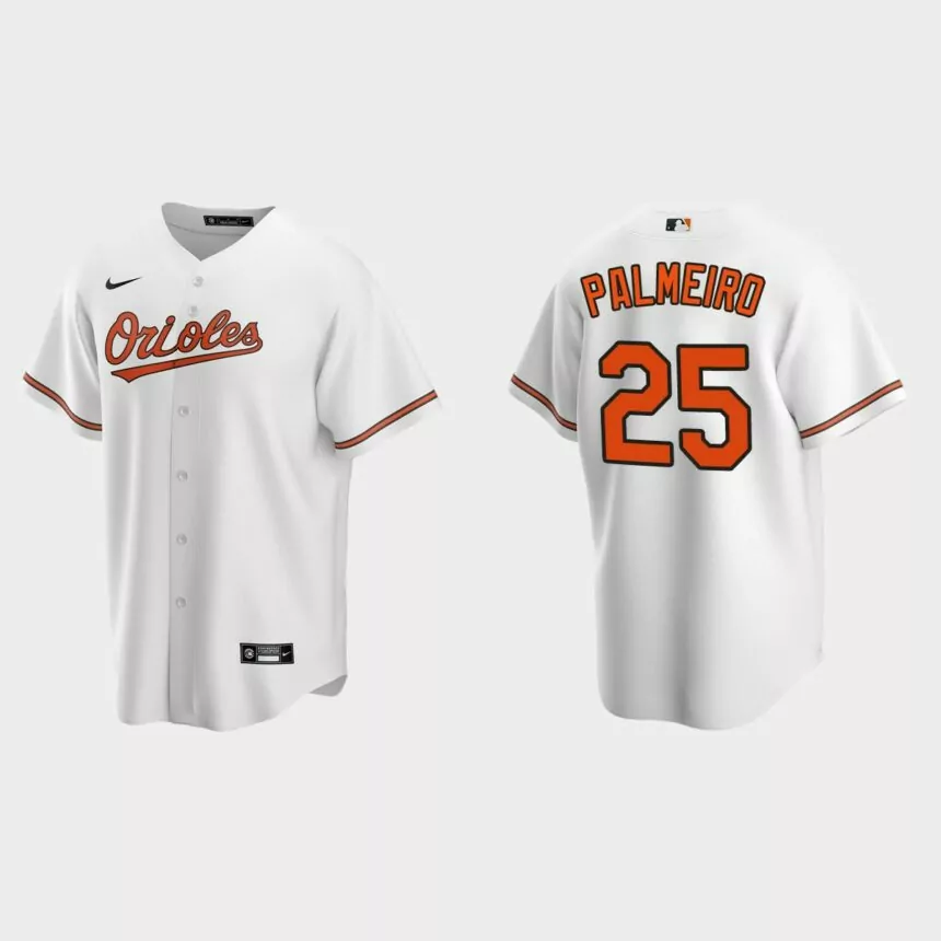 Men’s Baltimore Orioles Rafael Palmeiro White Replica Retired Player Jersey