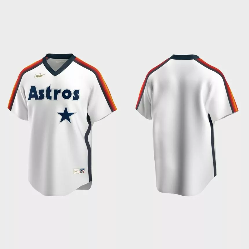 Men’s Brandon Nimmo New York Mets Home Cooperstown Collection Jersey – White的副本