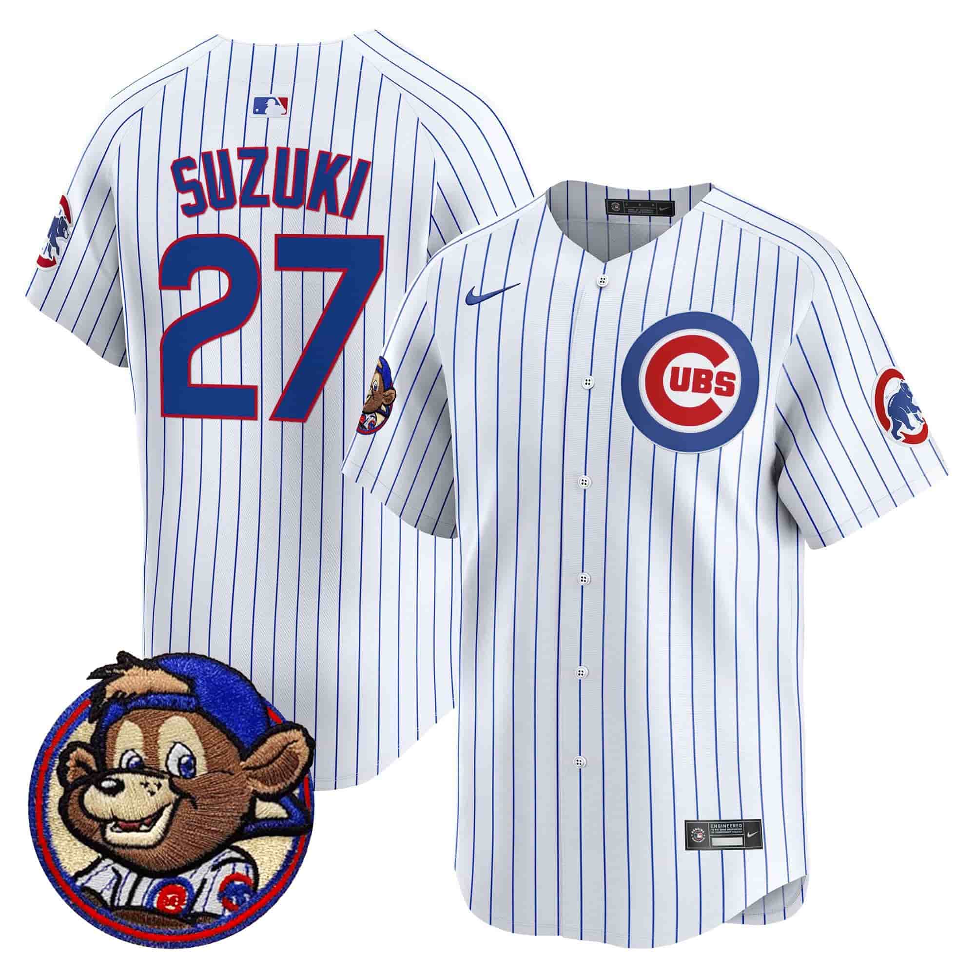 Men’s Chicago Cubs Tokyo Series 2025 Vapor Premier Limited Jersey – Stitched Seiya Suzuki