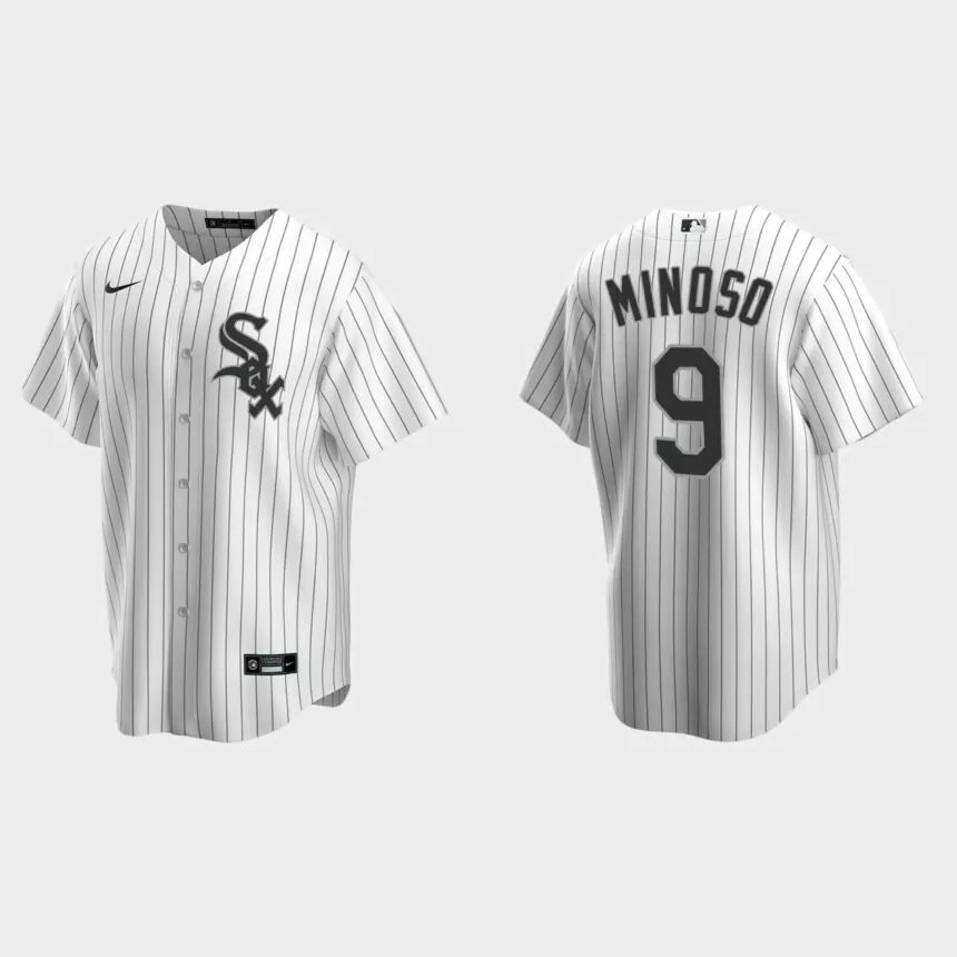 Men’s Chicago White Sox Minnie Minoso White Replica Retired Player Jersey