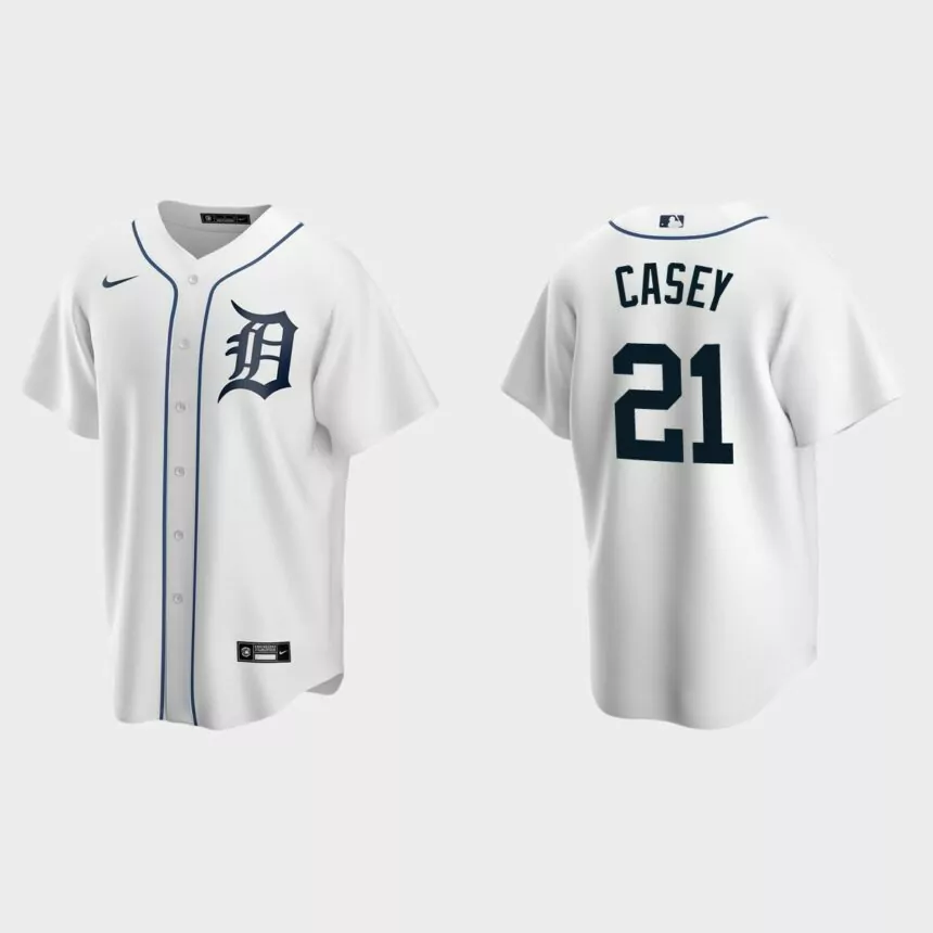 Men’s Cincinnati Reds Sean Casey White Replica Retired Player Jersey