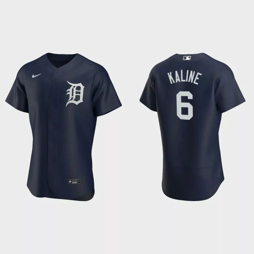 Men’s Detroit Tigers Al Kaline 2020 Alternate Authentic Team Logo Jersey – Navy.jpg