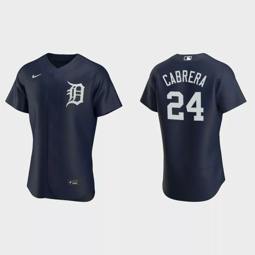 Men’s Detroit Tigers Miguel Cabrera 2020 Alternate Authentic Team Logo Jersey – Navy.jpg