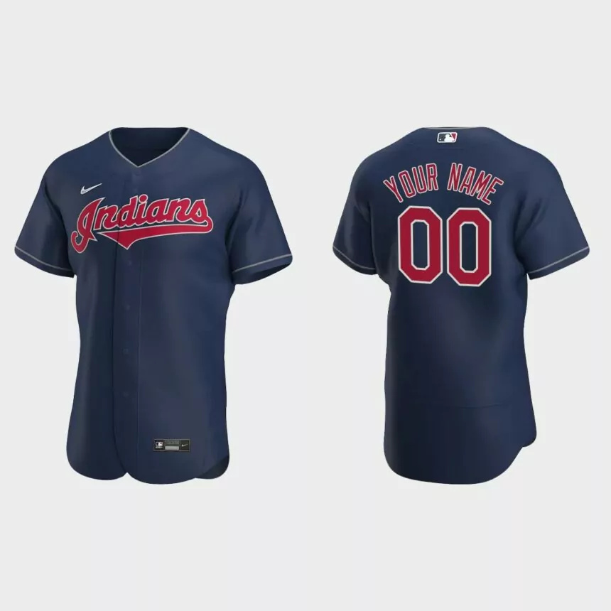 Men’s Detroit Tigers Navy Authentic 2020 Alternate Custom Jersey.jpg