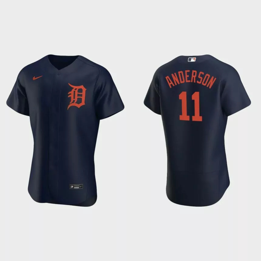 Men’s Detroit Tigers Sparky Anderson 2020 Alternate Authentic Jersey – Navy.jpg