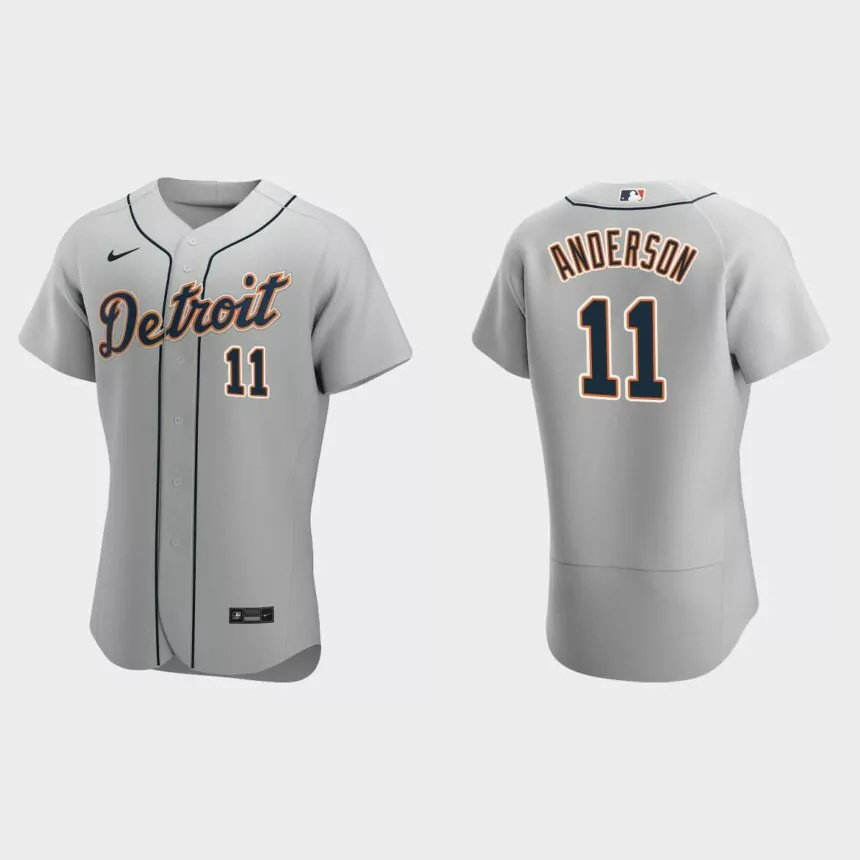 Men’s Detroit Tigers Sparky Anderson 2020 Road Authentic Jersey – Gray.jpg