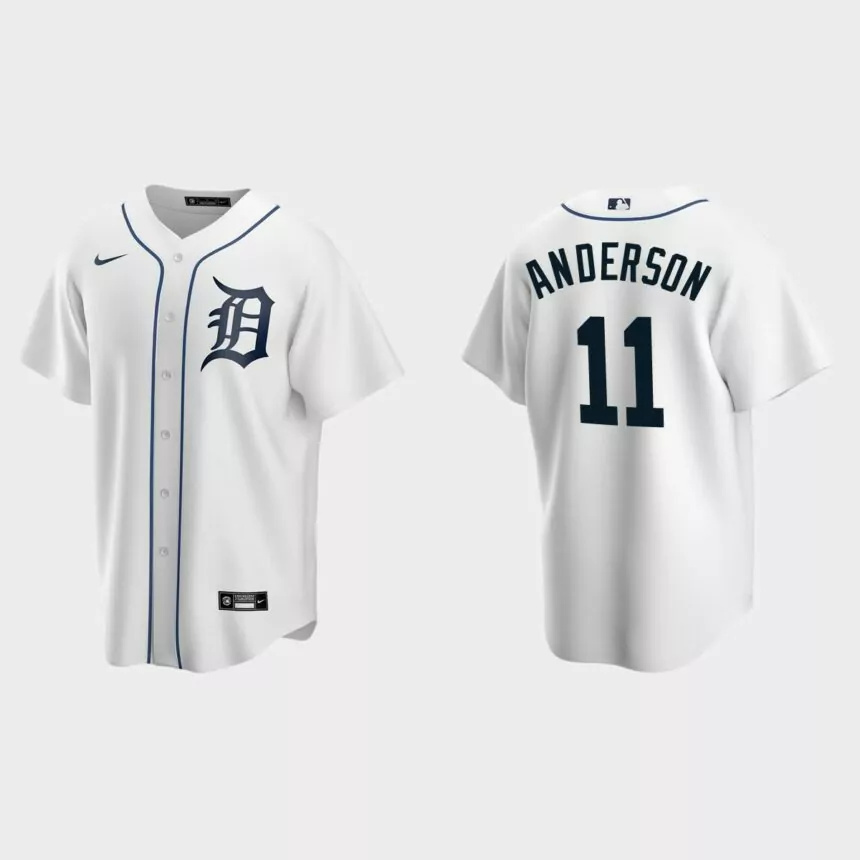Men’s Detroit Tigers Sparky Anderson Home Replica Jersey – White.jpg