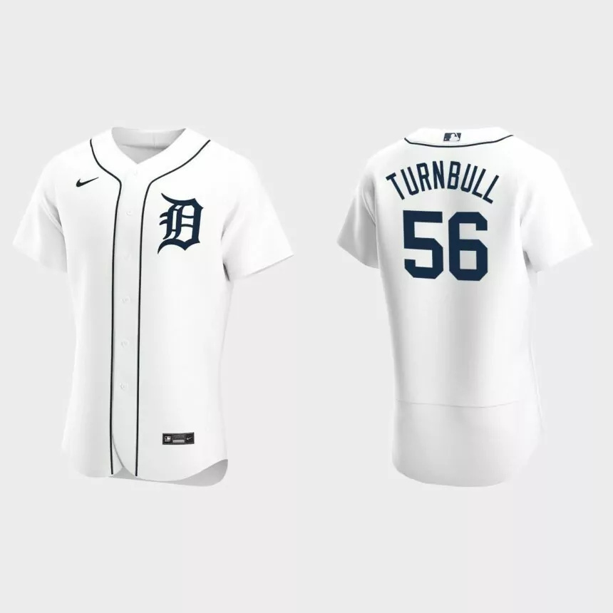 Men’s Detroit Tigers Spencer Turnbull 2020 Home Authentic Jersey – White.jpg