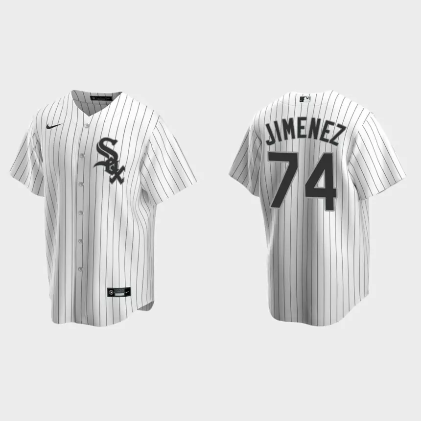 Men’s Eloy Jimenez Chicago White Sox Home Replica Jersey – White