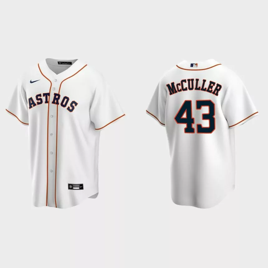 Men’s Houston Astros Lance McCullers Home Replica Jersey – White