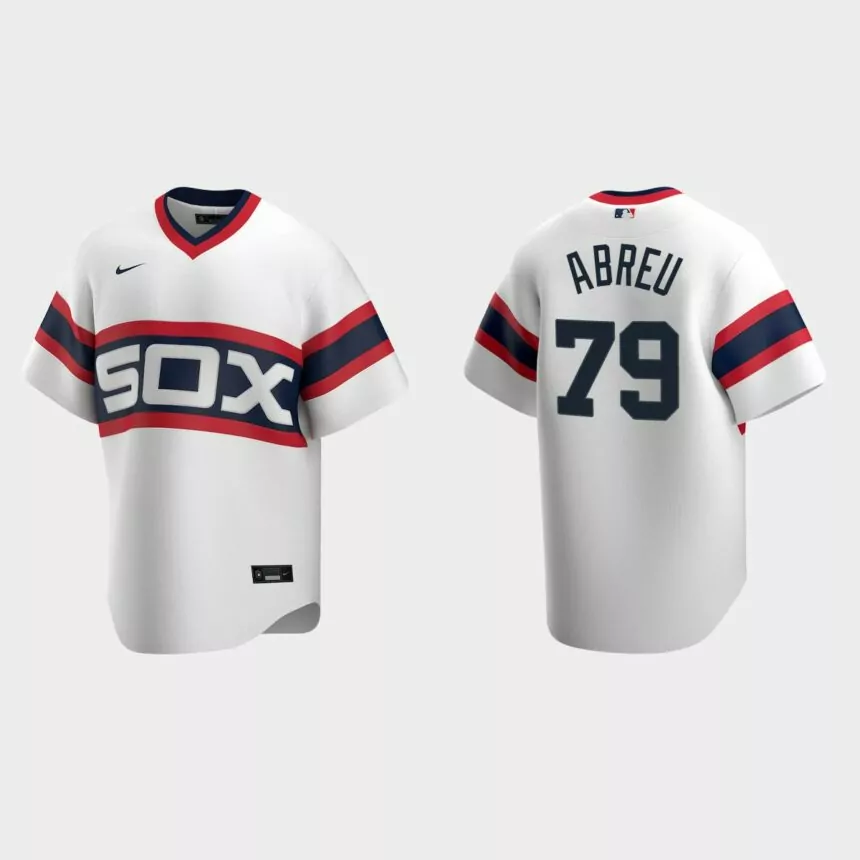 Men’s Jose Abreu Chicago White Sox Cooperstown Collection Home Jersey – White