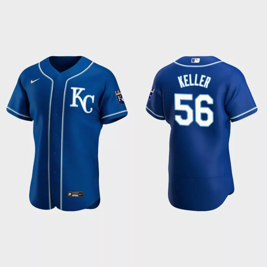 Men’s Kansas City Royals Brad Keller 2020 Alternate Authentic Jersey – Royal