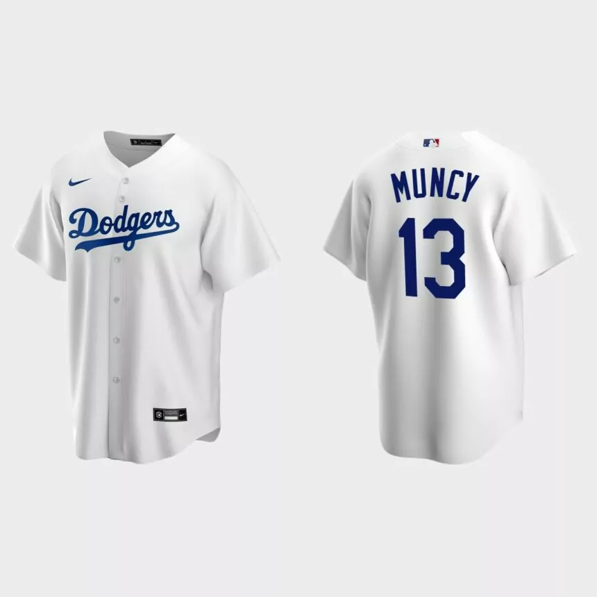 Men’s Los Angeles Dodgers Max Muncy Home Replica Jersey – White