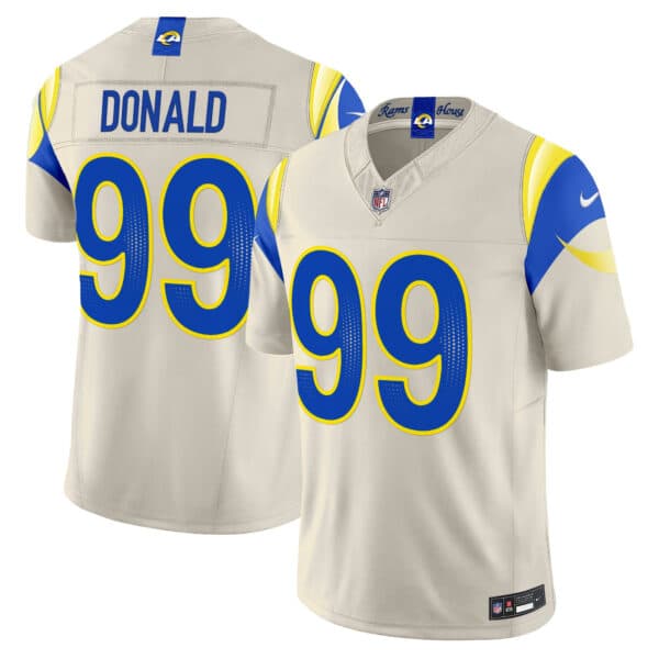Men’s Los Angeles Rams 2025 “Rivalries” Vapor Limited Jersey  –  All Stitched  Aaron Donald  99