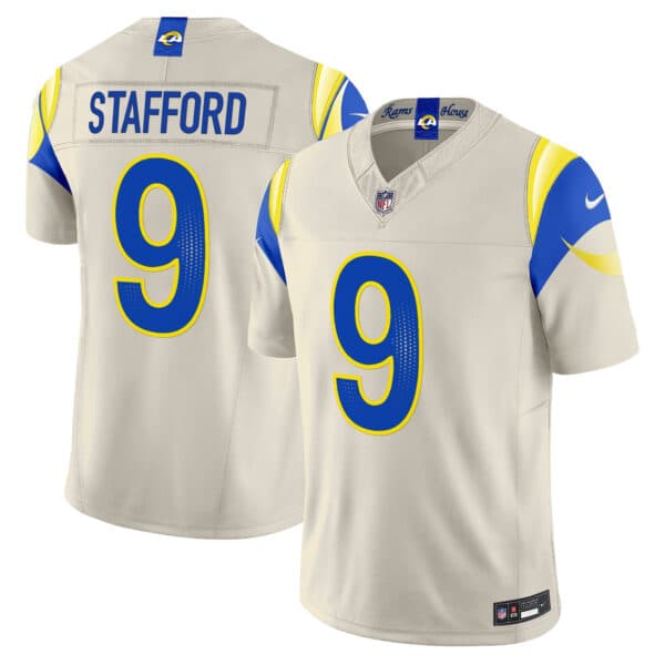 Men’s Los Angeles Rams 2025 “Rivalries” Vapor Limited Jersey  – All Stitched  Matthew Stafford   9