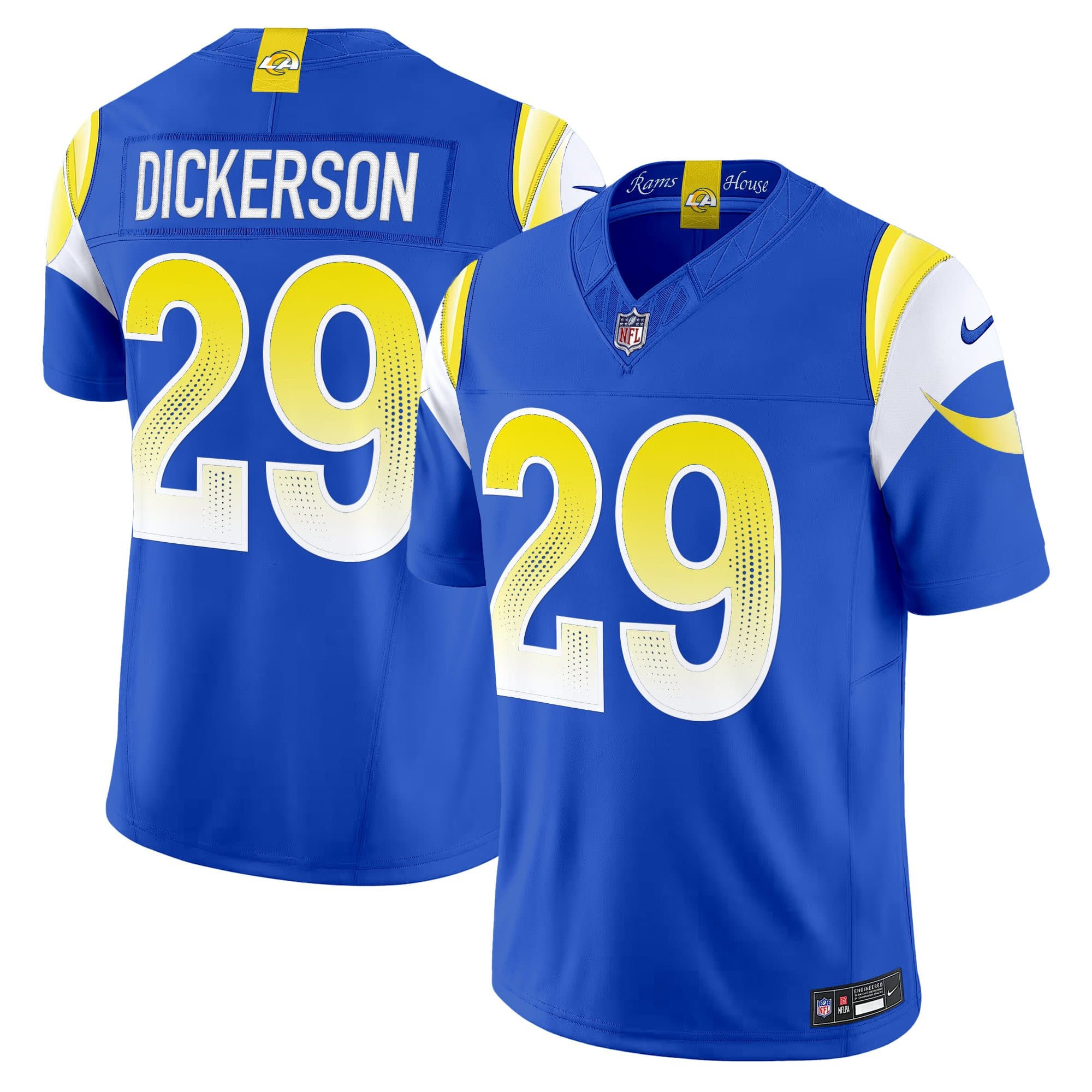 Men’s Los Angeles Rams 2025 “Rivalries” Vapor Limited Jersey  – All Stitched Eric Dickerson   29