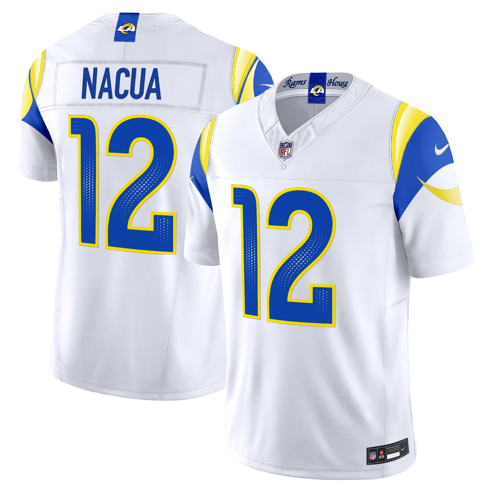 Men’s Los Angeles Rams 2025 “Rivalries” Vapor Limited Jersey – All Stitched   Puka Nacua   12